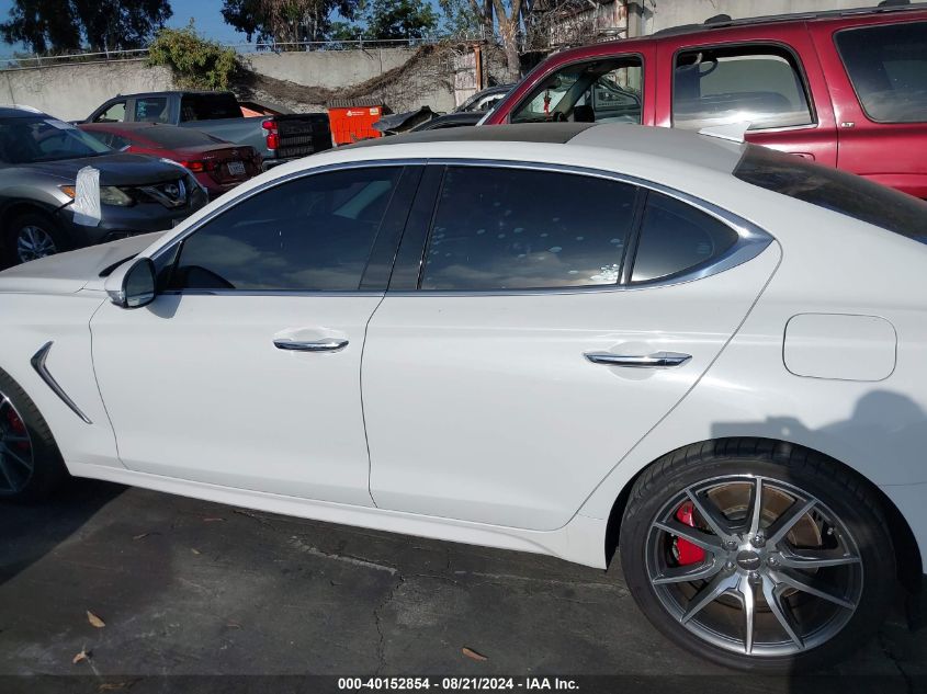 2020 Genesis G70 3.3T Rwd VIN: KMTG74LEXLU059726 Lot: 40152854