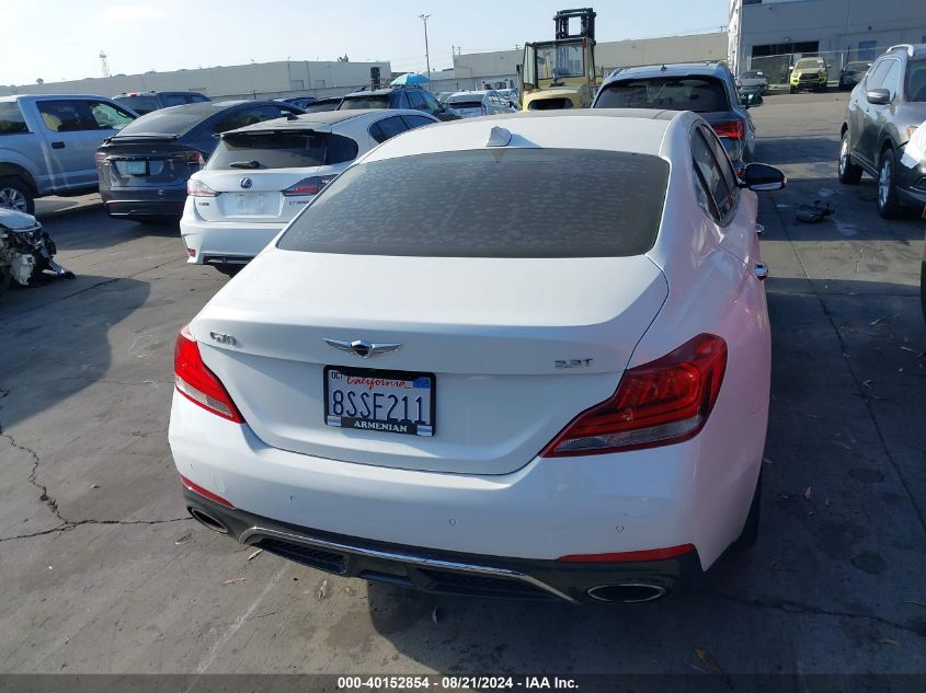 2020 Genesis G70 3.3T Rwd VIN: KMTG74LEXLU059726 Lot: 40152854