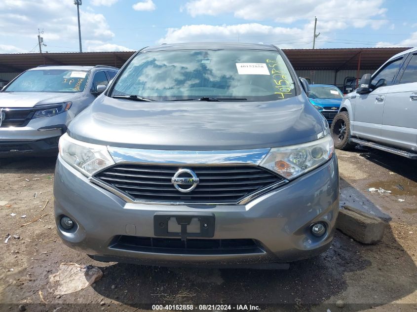 2014 Nissan Quest Sl VIN: JN8AE2KP6E9107413 Lot: 40152858