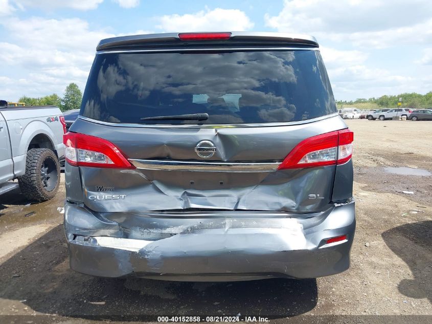 2014 Nissan Quest Sl VIN: JN8AE2KP6E9107413 Lot: 40152858