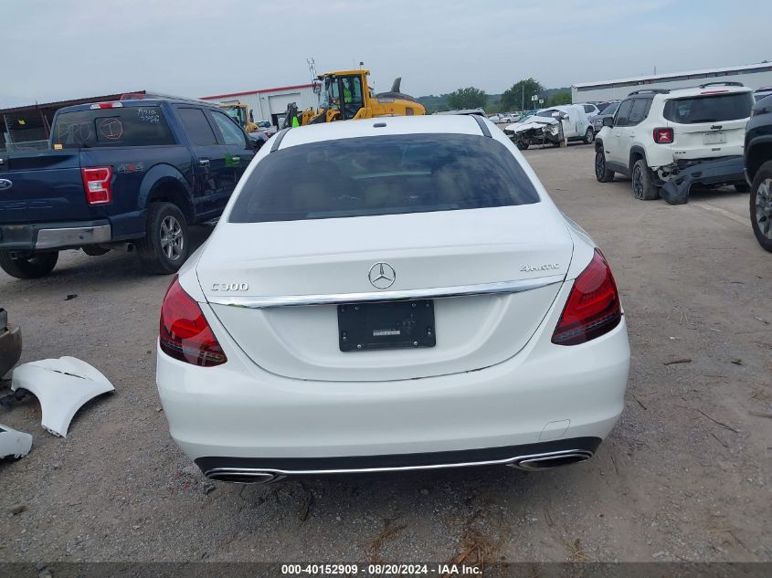 2019 Mercedes-Benz C 300 4Matic VIN: 55SWF8EB9KU286533 Lot: 40152909