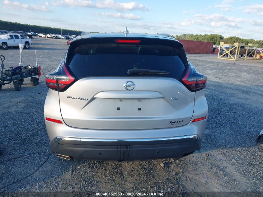 2020 Nissan Murano Sv VIN: 5N1AZ2BJ9LN134844 Lot: 40152959