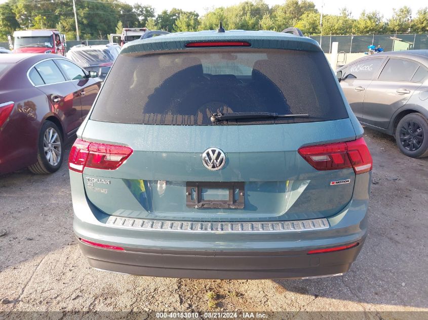 2019 Volkswagen Tiguan 2.0T Se/2.0T Sel/2.0T Sel R-Line/2.0T Sel R-Line Black VIN: 3VV2B7AX4KM104158 Lot: 40153010