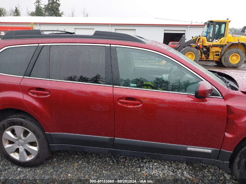 2012 Subaru Outback 2.5I Premium VIN: 4S4BRBGC2C3204467 Lot: 40153060