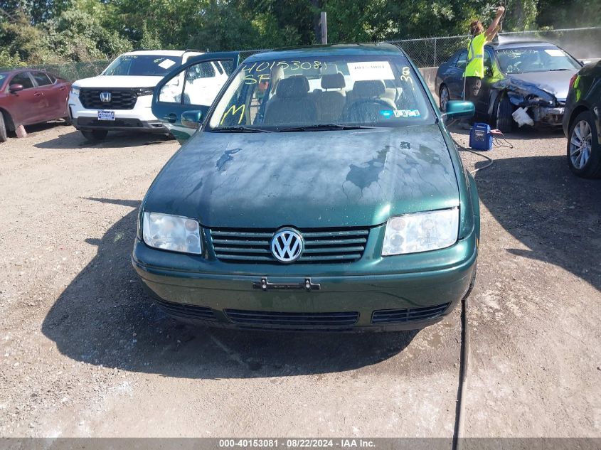 2000 Volkswagen Jetta Gls VIN: 3VWSC29M7YM005803 Lot: 40153081