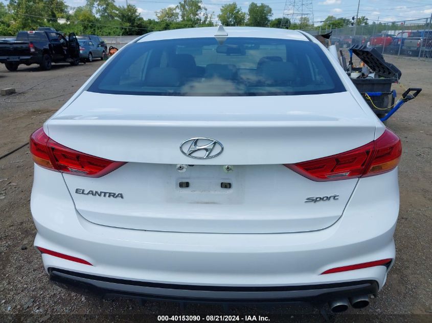 2017 Hyundai Elantra Sport VIN: KMHD04LB1HU353238 Lot: 40153090