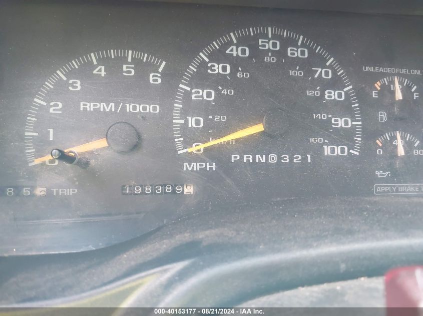 1999 Chevrolet Suburban K1500 VIN: 1GNFK16R0XJ408512 Lot: 40153177