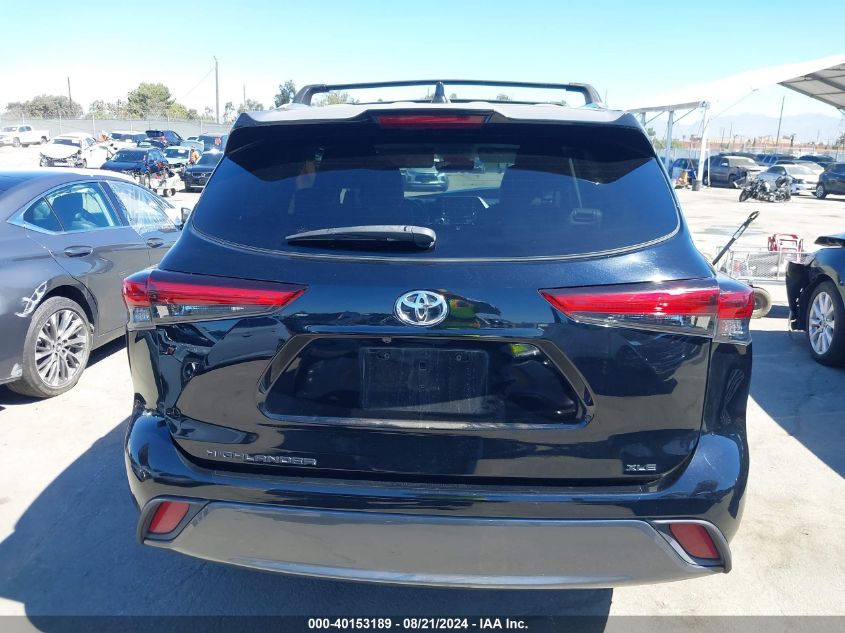 2020 Toyota Highlander Xle VIN: 5TDGZRAH2LS028817 Lot: 40153189