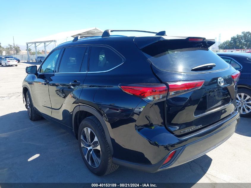 2020 Toyota Highlander Xle VIN: 5TDGZRAH2LS028817 Lot: 40153189