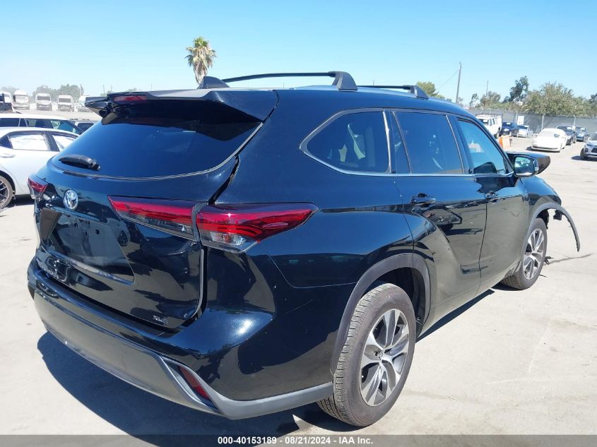 2020 Toyota Highlander Xle VIN: 5TDGZRAH2LS028817 Lot: 40153189