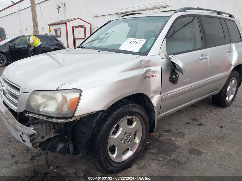 JTEEP21A160172577 2006 Toyota Highlander Sport V6