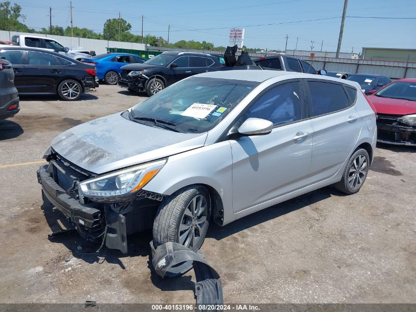 2016 Hyundai Accent Sport VIN: KMHCU5AE5GU249322 Lot: 40153196