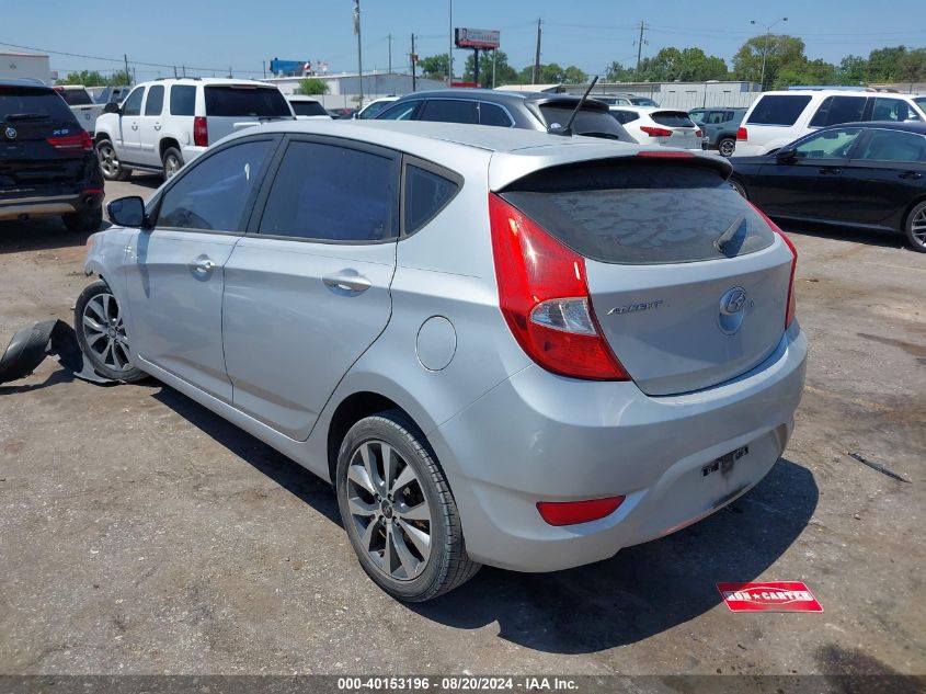 2016 Hyundai Accent Sport VIN: KMHCU5AE5GU249322 Lot: 40153196