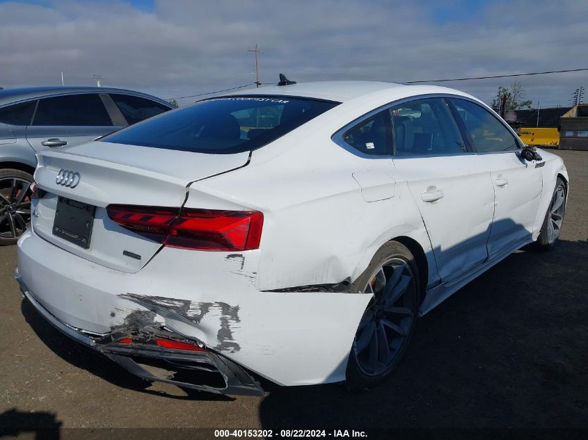 2024 Audi A5 Sportback Premium Plus 45 Tfsi Quattro S Tronic VIN: WAUFACF54RA012538 Lot: 40153202