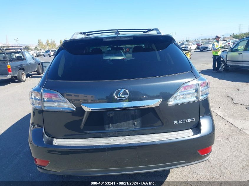 2011 Lexus Rx 350 VIN: 2T2BK1BA0BC114566 Lot: 40153241