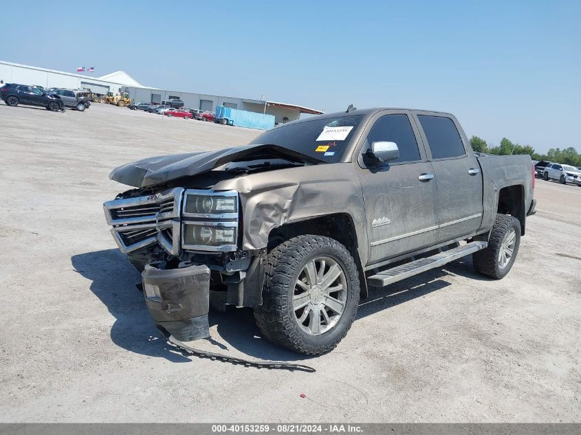 2014 Chevrolet Silverado 1500 High Country VIN: 3GCPCTEC9EG551704 Lot: 40153259