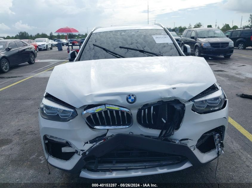 2019 BMW X3 Sdrive30I VIN: 5UXTR7C52KLF32002 Lot: 40153287