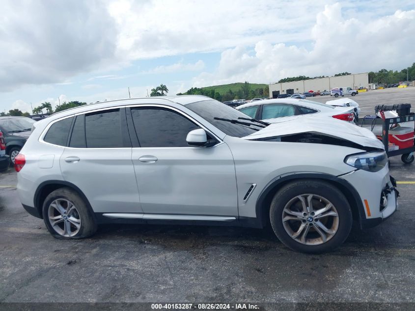 2019 BMW X3 Sdrive30I VIN: 5UXTR7C52KLF32002 Lot: 40153287