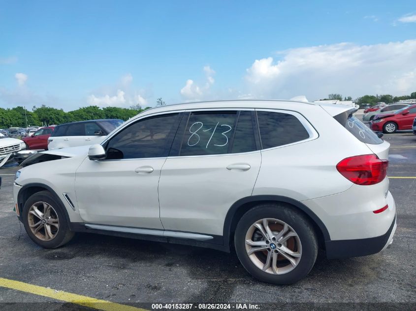 2019 BMW X3 Sdrive30I VIN: 5UXTR7C52KLF32002 Lot: 40153287