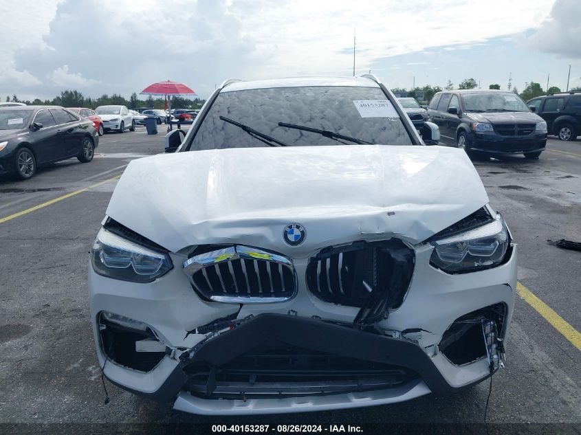 2019 BMW X3 Sdrive30I VIN: 5UXTR7C52KLF32002 Lot: 40153287