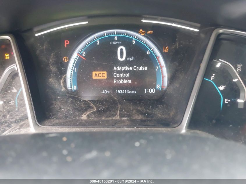 2019 Honda Civic Ex-L VIN: 2HGFC1F71KH650192 Lot: 40153291