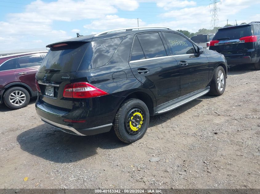 2012 Mercedes-Benz Ml 350 4Matic VIN: 4JGDA5HB3CA026877 Lot: 40153342