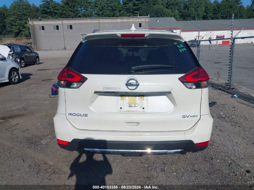 2019 Nissan Rogue Sv VIN: JN8AT2MV8KW384420 Lot: 40153355