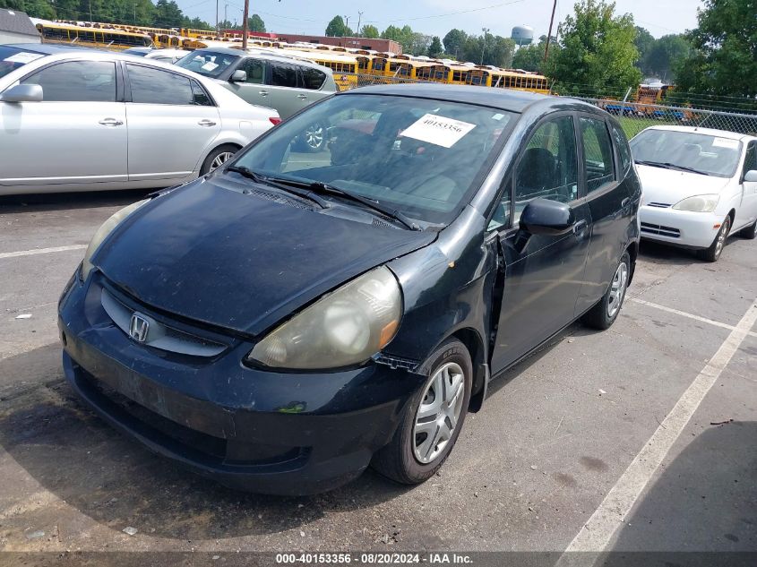 2008 Honda Fit VIN: JHMGD37468S041700 Lot: 40153356