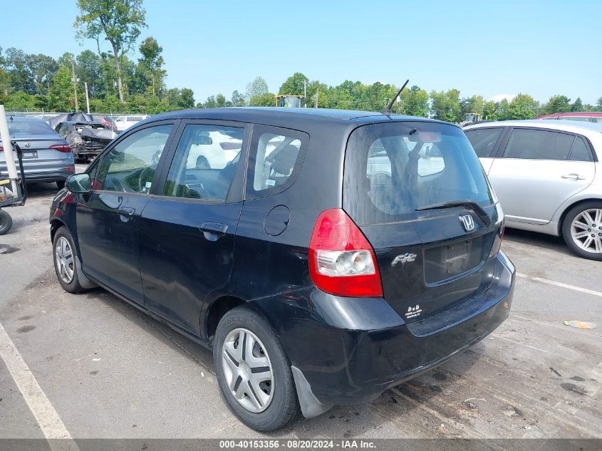 2008 Honda Fit VIN: JHMGD37468S041700 Lot: 40153356