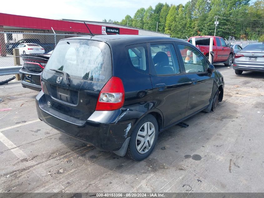 2008 Honda Fit VIN: JHMGD37468S041700 Lot: 40153356