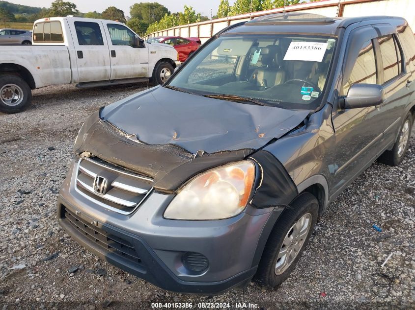 2006 Honda Cr-V Se VIN: JHLRD78936C017523 Lot: 40153386