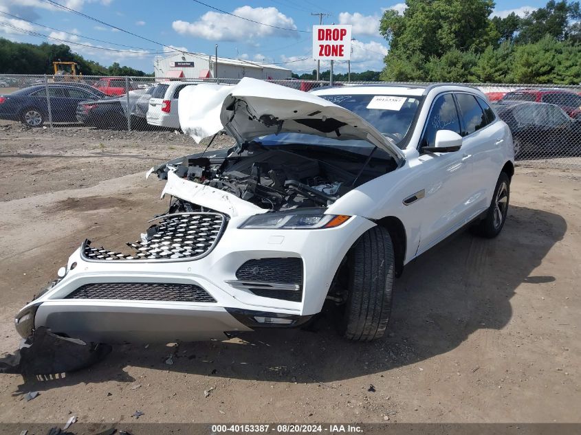 2021 Jaguar F-Pace S P250 Awd Automatic VIN: SADCJ2EX5MA666299 Lot: 40153387