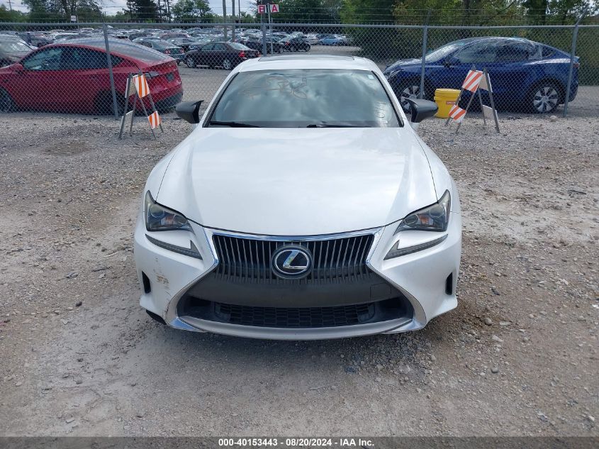 2016 Lexus Rc 200T VIN: JTHHA5BC2G5001571 Lot: 40153443