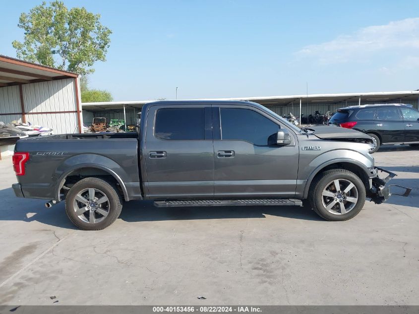 2015 FORD F-150 LARIAT - 1FTEW1CF5FKD76457