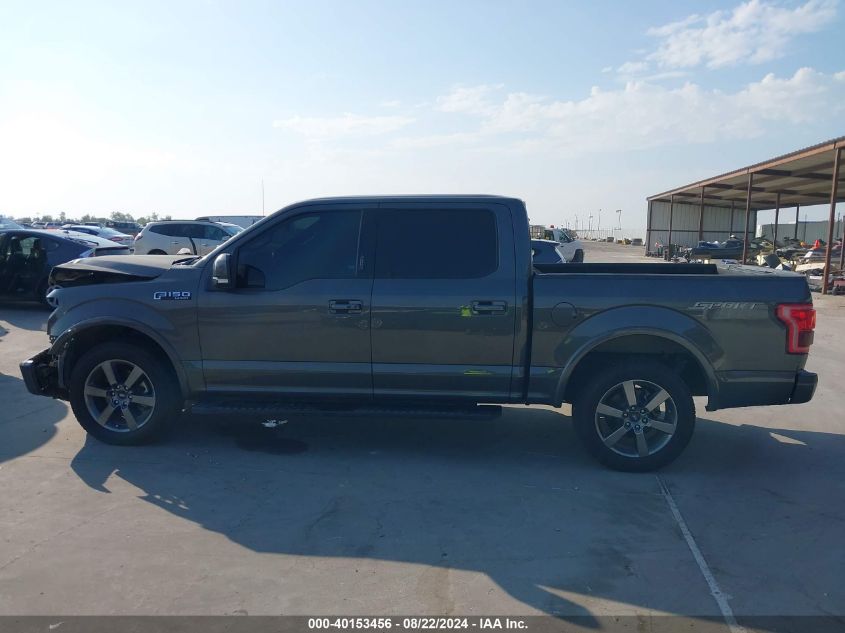 2015 FORD F-150 LARIAT - 1FTEW1CF5FKD76457