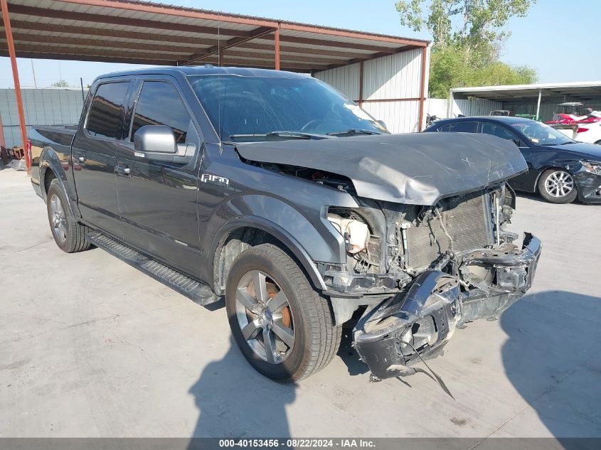 2015 FORD F-150 LARIAT - 1FTEW1CF5FKD76457