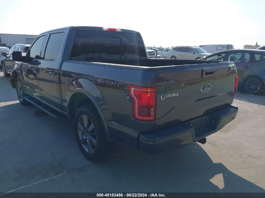 2015 FORD F-150 LARIAT - 1FTEW1CF5FKD76457