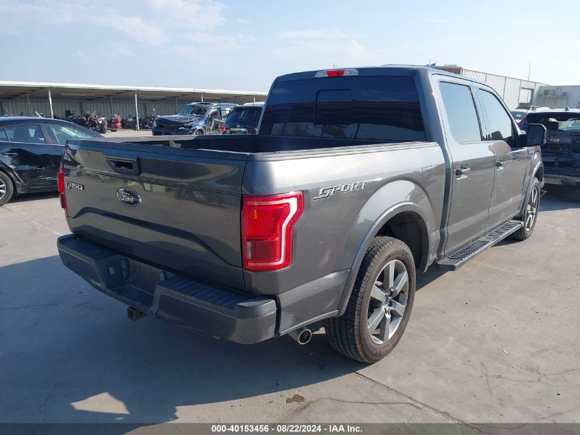 2015 FORD F-150 LARIAT - 1FTEW1CF5FKD76457