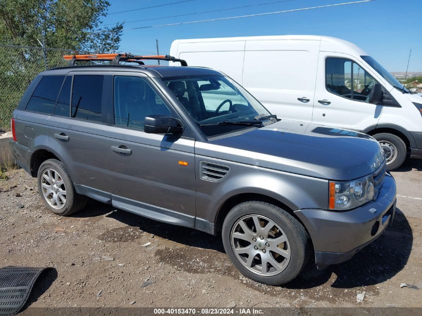 2008 Land Rover Range Rover Sport Hse VIN: SALSK25428A168862 Lot: 40153470