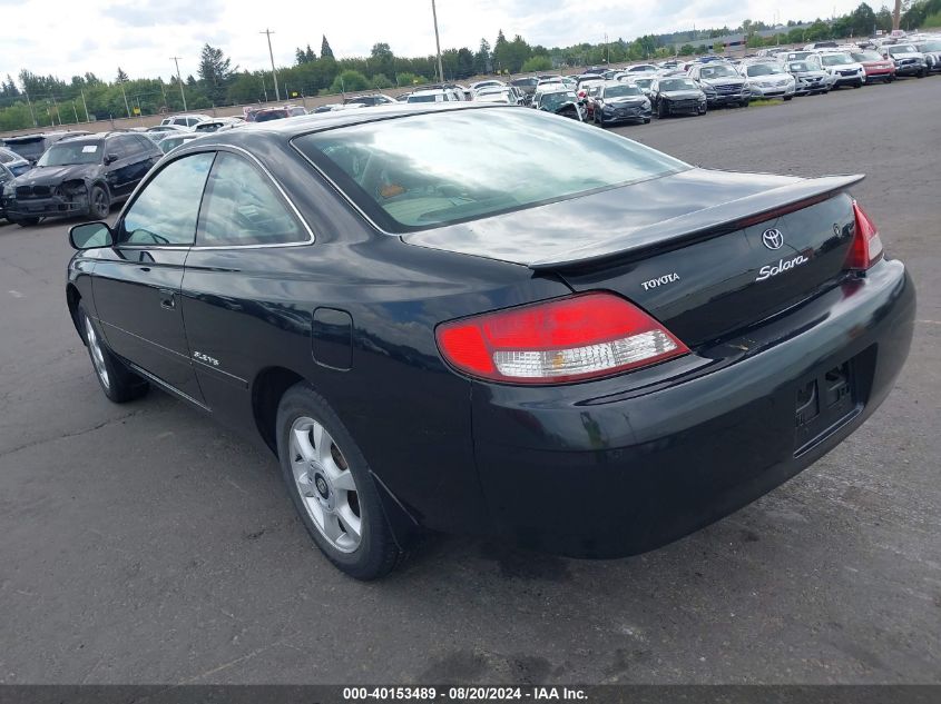 1999 Toyota Camry Solara Sle VIN: 2T1CF22P6XC098078 Lot: 40153489