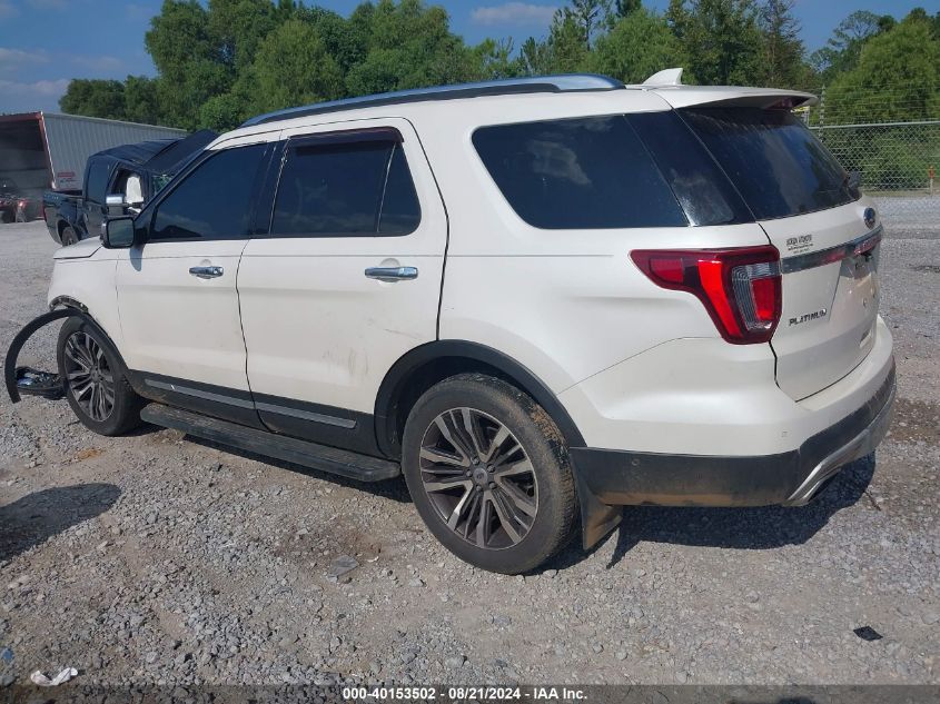 2016 Ford Explorer Platinum VIN: 1FM5K8HT7GGB61889 Lot: 40153502