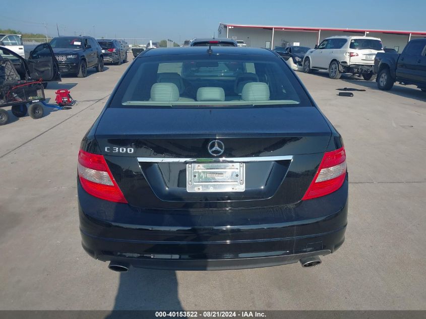 2010 Mercedes-Benz C 300 VIN: WDDGF5EB9AR092135 Lot: 40153522