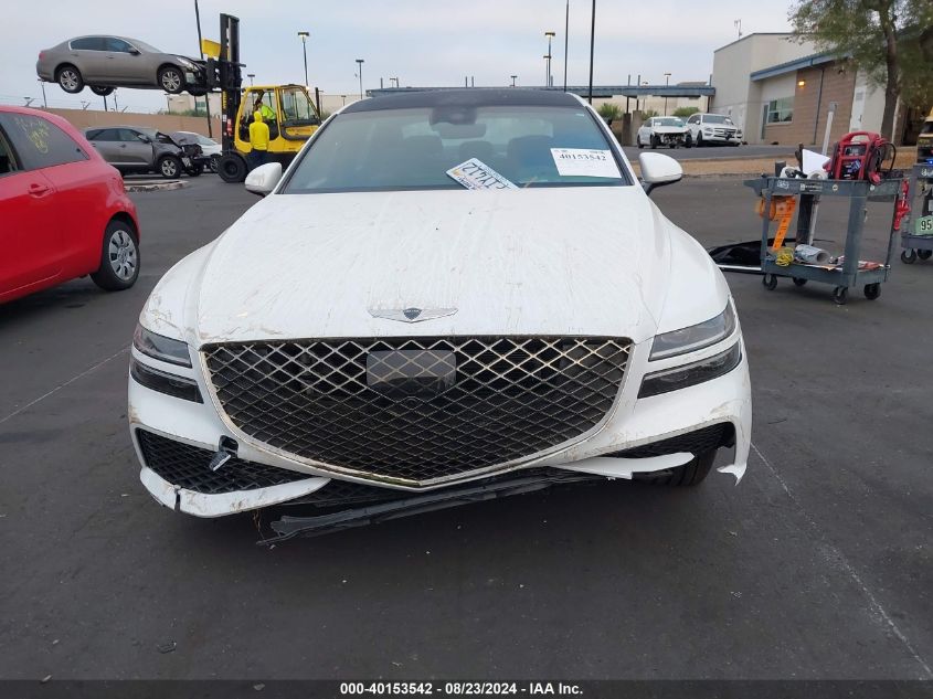 2023 Genesis G80 3.5T Sport Awd VIN: KMTGB4SDXPU164795 Lot: 40153542