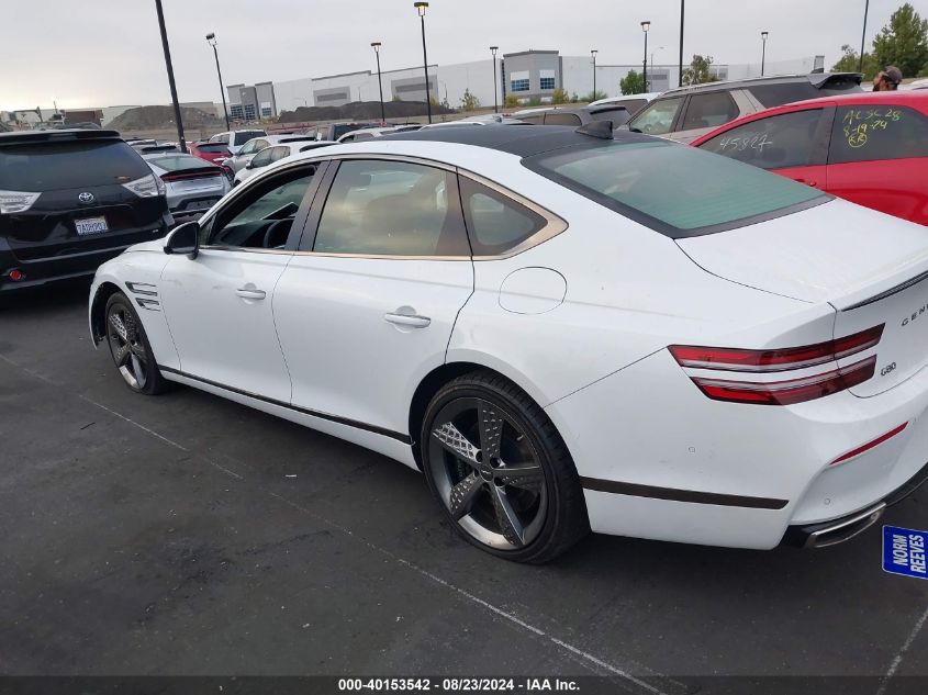 2023 Genesis G80 3.5T Sport Awd VIN: KMTGB4SDXPU164795 Lot: 40153542