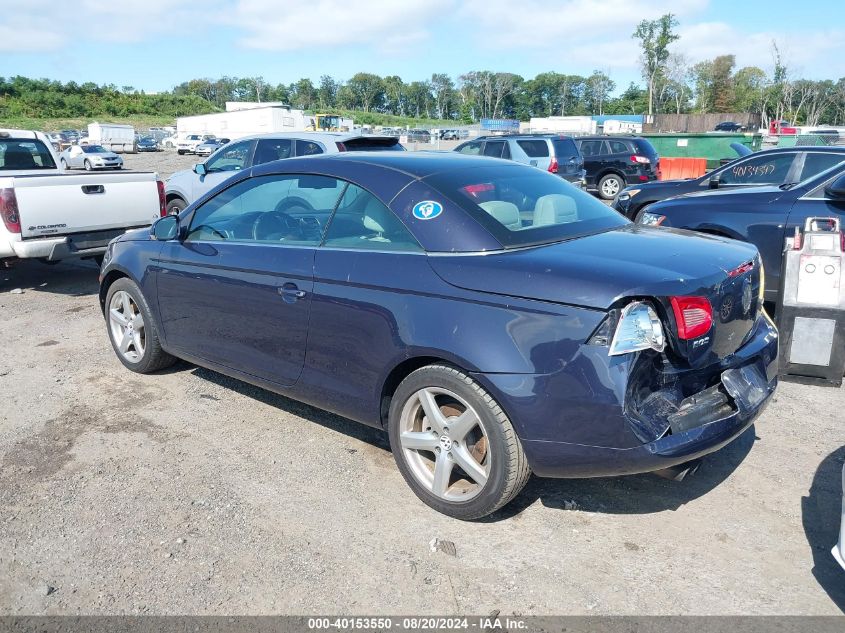 2007 Volkswagen Eos 2.0T VIN: WVWDA71FX7V024510 Lot: 40153550