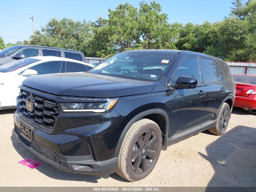 2025 Honda Pilot Awd Black Edition VIN: 5FNYG1H96SB007174 Lot: 40153620