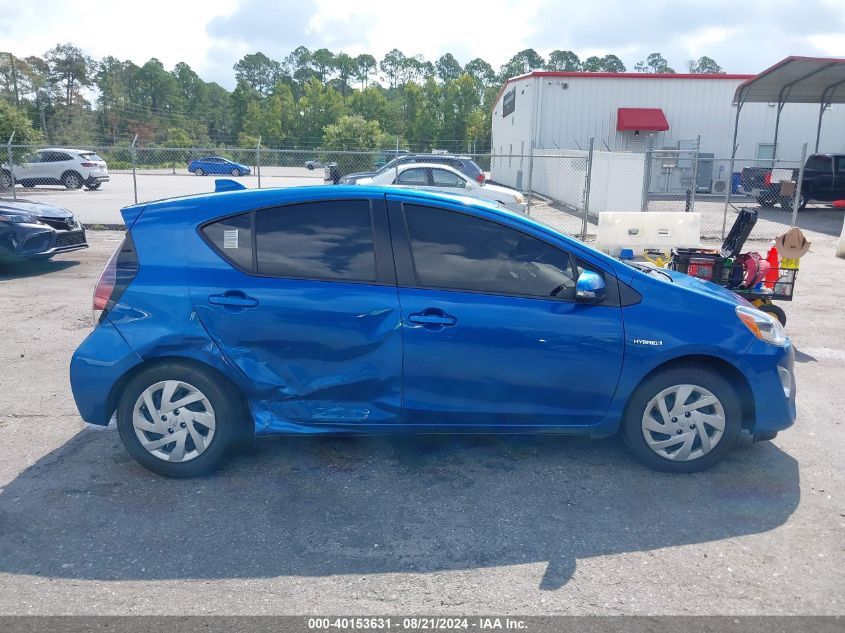 2015 Toyota Prius C VIN: JTDKDTB37F1581859 Lot: 40153631