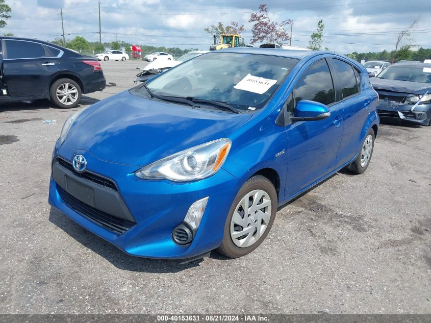 2015 Toyota Prius C VIN: JTDKDTB37F1581859 Lot: 40153631