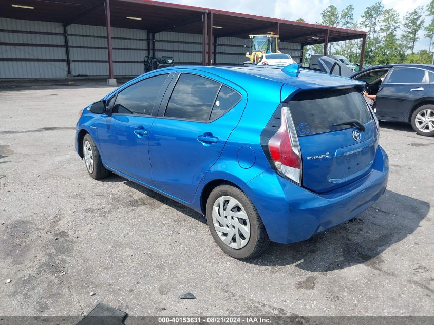 2015 Toyota Prius C VIN: JTDKDTB37F1581859 Lot: 40153631