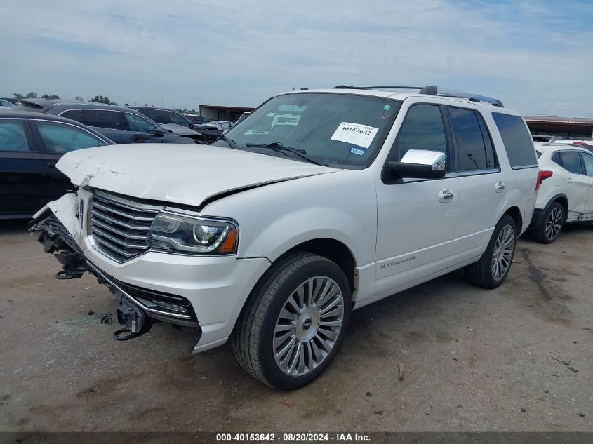 2017 Lincoln Navigator Select VIN: 5LMJJ2HT9HEL03961 Lot: 40153642